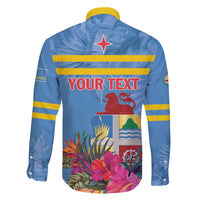 Aruba ta Bonita Family Matching Short Sleeve Bodycon Dress and Hawaiian Shirt Aruba Shoco Tropical Vibe - Wonder Print Shop