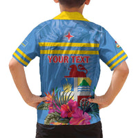 Aruba ta Bonita Family Matching Summer Maxi Dress and Hawaiian Shirt Aruba Shoco Tropical Vibe - Wonder Print Shop