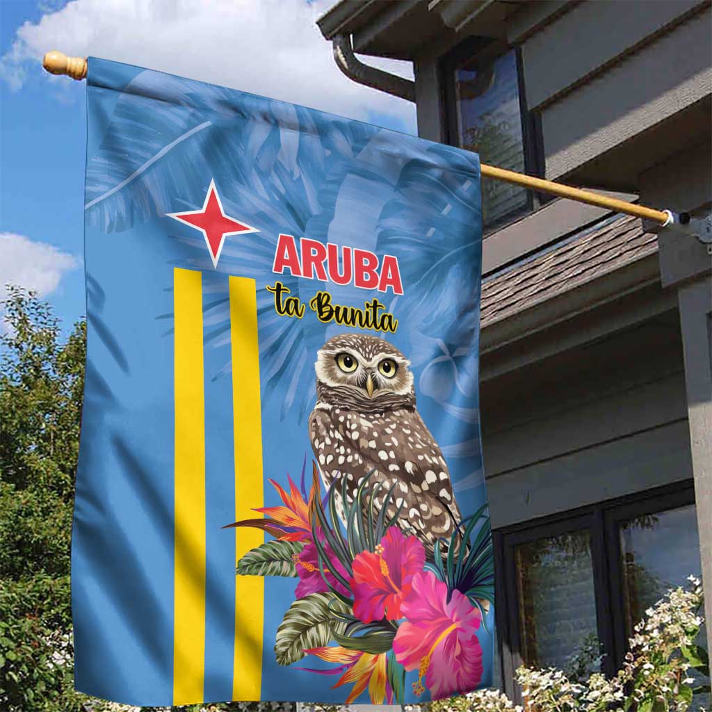 Aruba ta Bonita Garden Flag Aruba Shoco Tropical Vibe - Wonder Print Shop