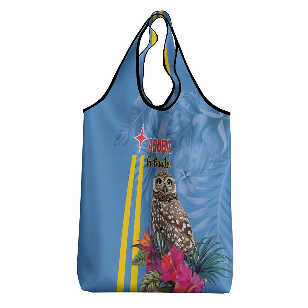 Aruba ta Bonita Grocery Bag Aruba Shoco Tropical Vibe