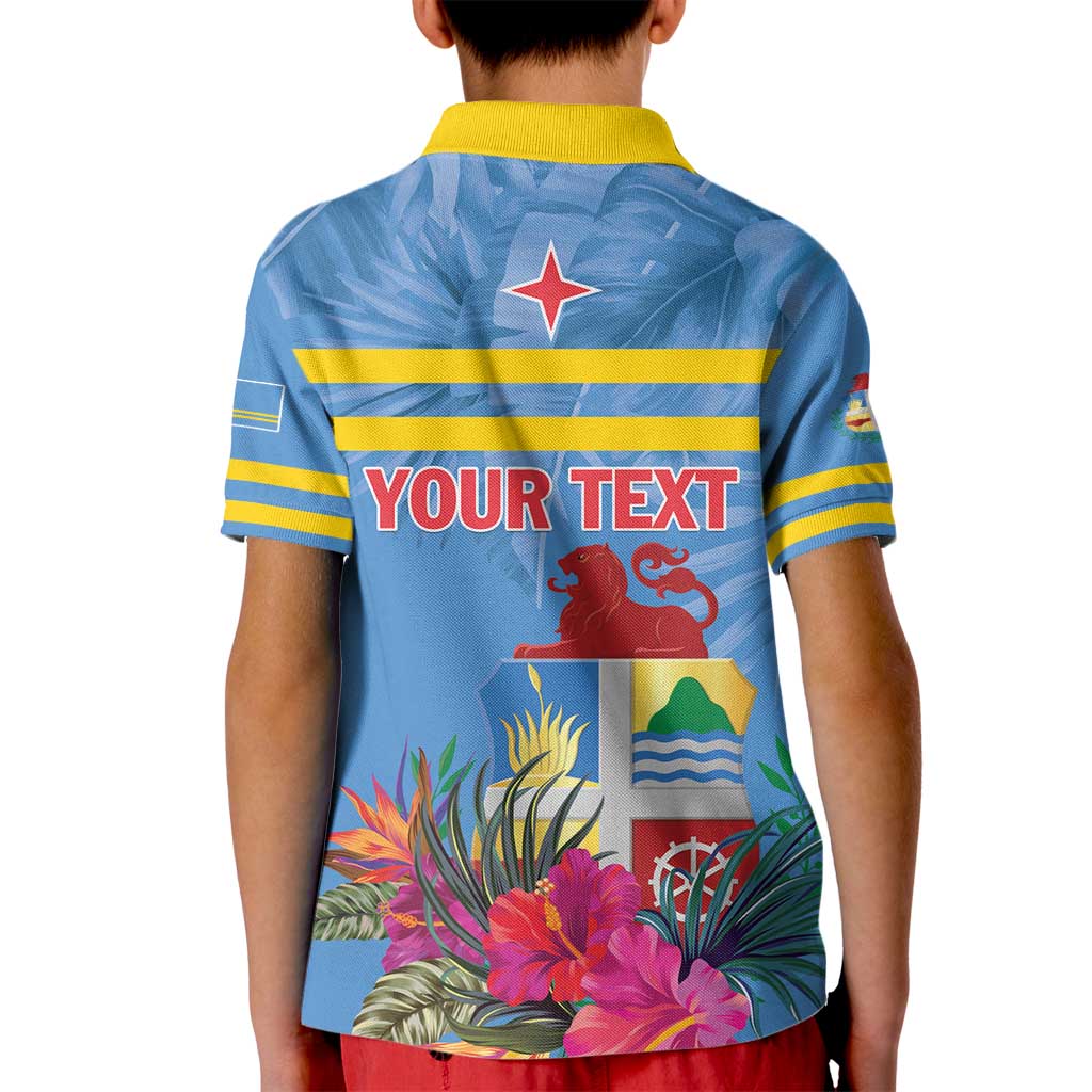 Aruba ta Bonita Kid Polo Shirt Aruba Shoco Tropical Vibe - Wonder Print Shop
