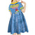 Aruba ta Bonita Kid Short Sleeve Dress Aruba Shoco Tropical Vibe - Wonder Print Shop