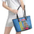Aruba ta Bonita Leather Tote Bag Aruba Shoco Tropical Vibe - Wonder Print Shop