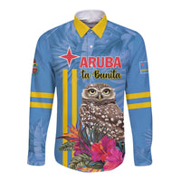 Aruba ta Bonita Long Sleeve Button Shirt Aruba Shoco Tropical Vibe - Wonder Print Shop