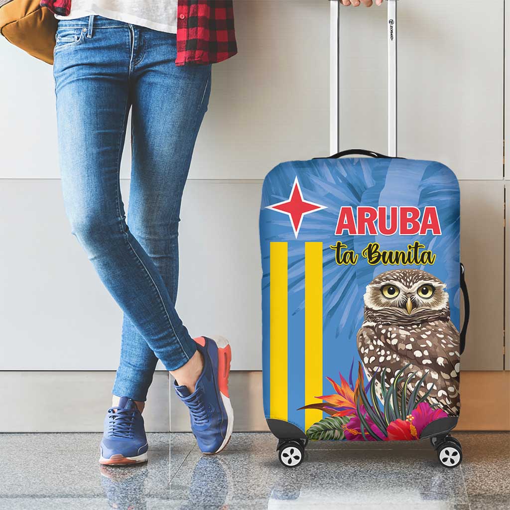 Aruba ta Bonita Luggage Cover Aruba Shoco Tropical Vibe - Wonder Print Shop