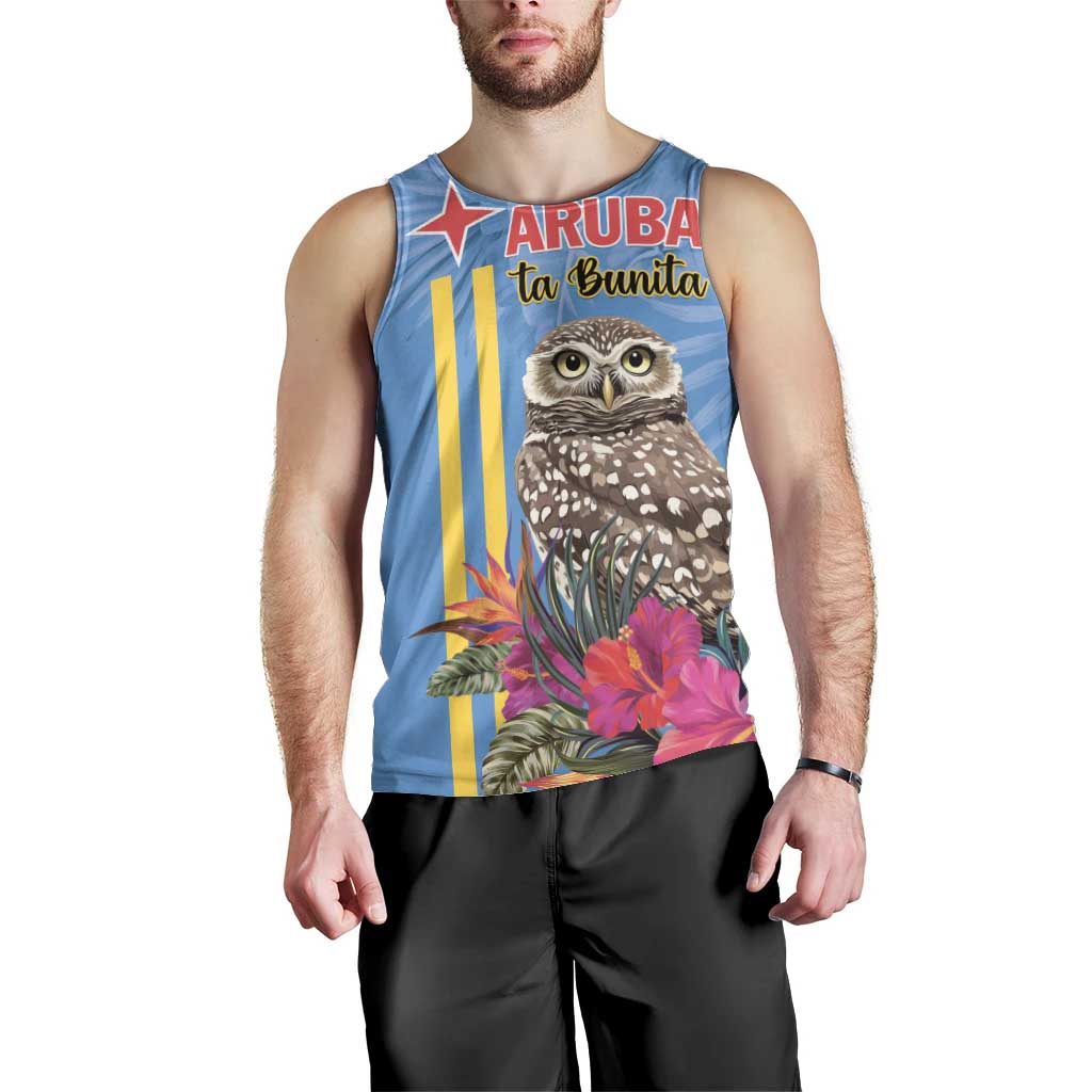Aruba ta Bonita Men Tank Top Aruba Shoco Tropical Vibe - Wonder Print Shop