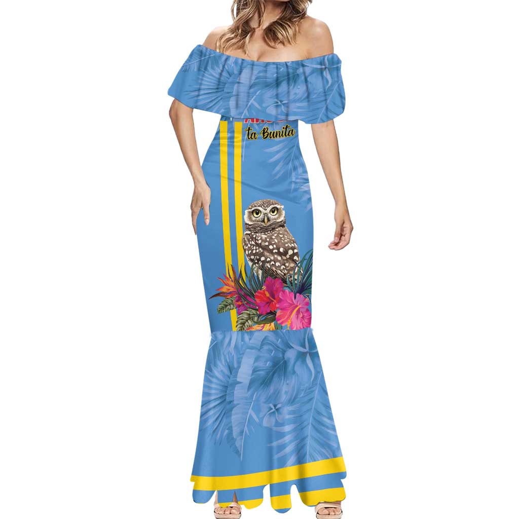 Aruba ta Bonita Mermaid Dress Aruba Shoco Tropical Vibe - Wonder Print Shop