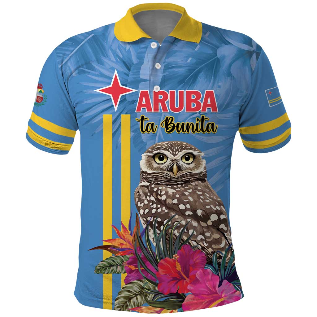 Aruba ta Bonita Polo Shirt Aruba Shoco Tropical Vibe - Wonder Print Shop