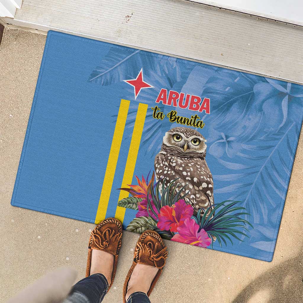 Aruba ta Bonita Rubber Doormat Aruba Shoco Tropical Vibe - Wonder Print Shop