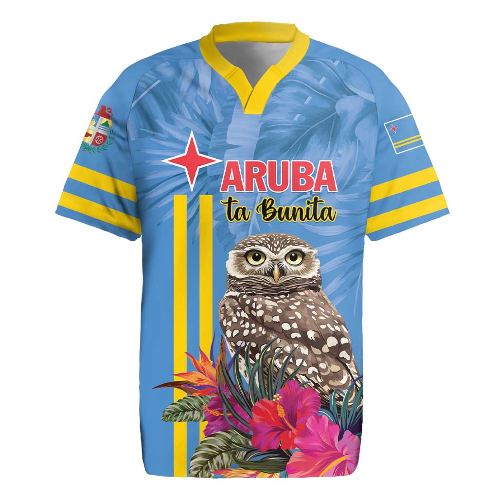 Aruba ta Bonita Rugby Jersey Aruba Shoco Tropical Vibe - Wonder Print Shop