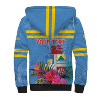 Aruba ta Bonita Sherpa Hoodie Aruba Shoco Tropical Vibe - Wonder Print Shop