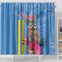 Aruba ta Bonita Shower Curtain Aruba Shoco Tropical Vibe