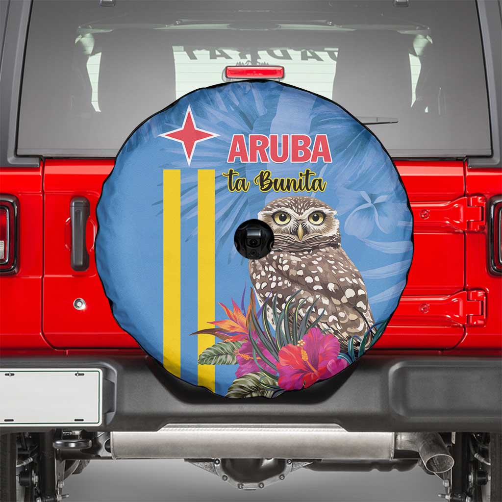 Aruba ta Bonita Spare Tire Cover Aruba Shoco Tropical Vibe - Wonder Print Shop