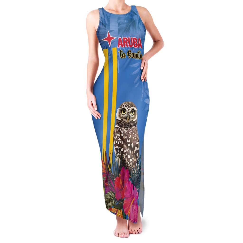 Aruba ta Bonita Tank Maxi Dress Aruba Shoco Tropical Vibe - Wonder Print Shop