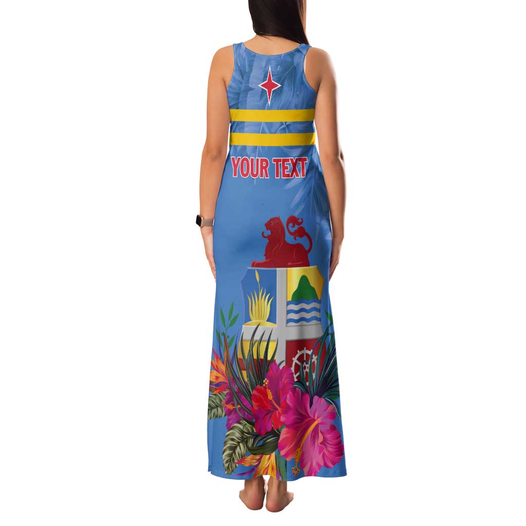 Aruba ta Bonita Tank Maxi Dress Aruba Shoco Tropical Vibe - Wonder Print Shop