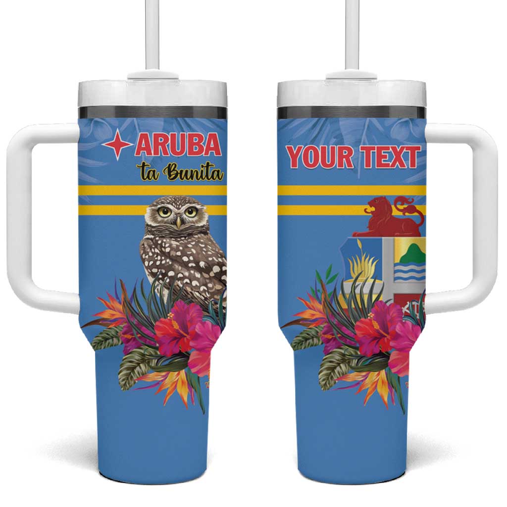 Aruba ta Bonita Tumbler With Handle Aruba Shoco Tropical Vibe - Wonder Print Shop
