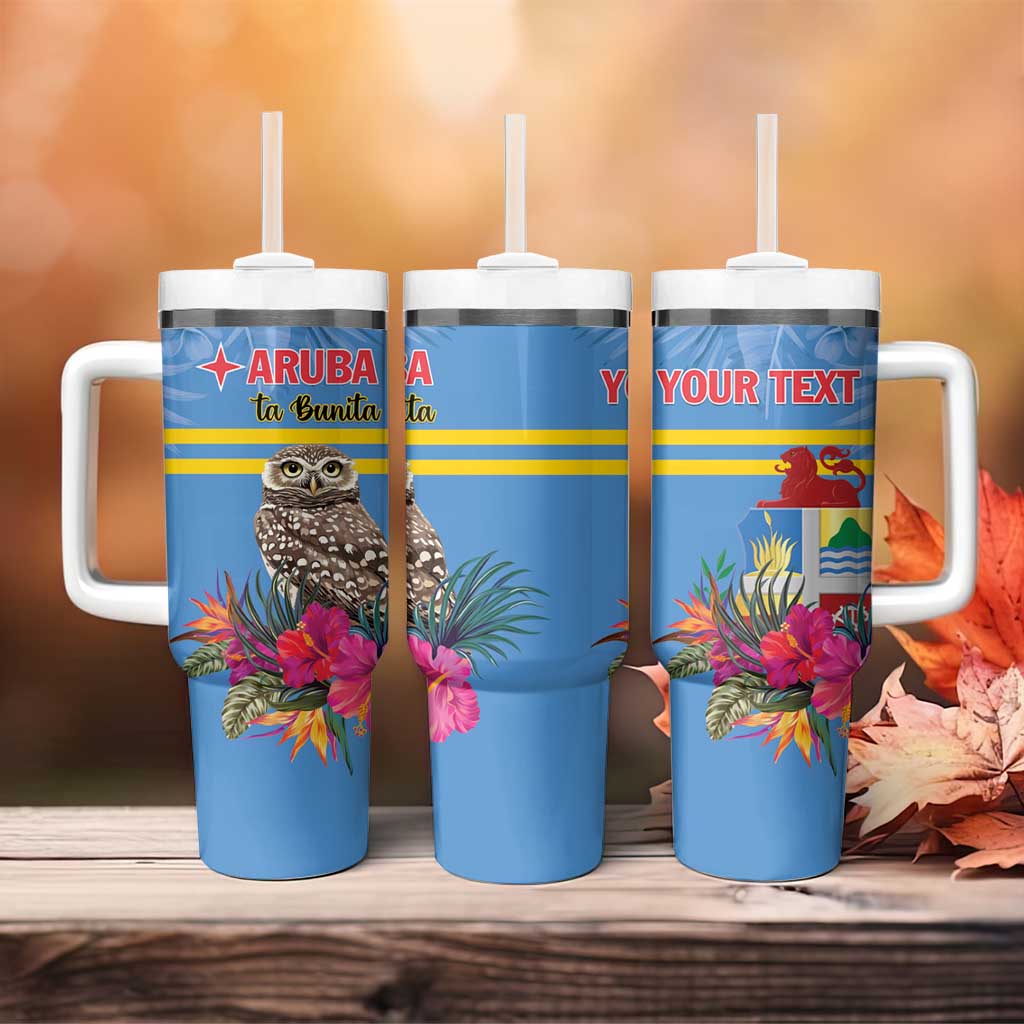 Aruba ta Bonita Tumbler With Handle Aruba Shoco Tropical Vibe - Wonder Print Shop