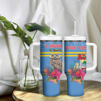 Aruba ta Bonita Tumbler With Handle Aruba Shoco Tropical Vibe - Wonder Print Shop