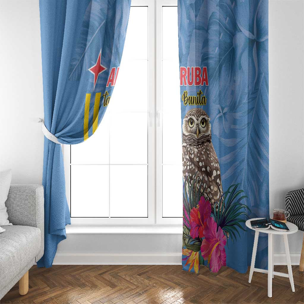 Aruba ta Bonita Window Curtain Aruba Shoco Tropical Vibe - Wonder Print Shop