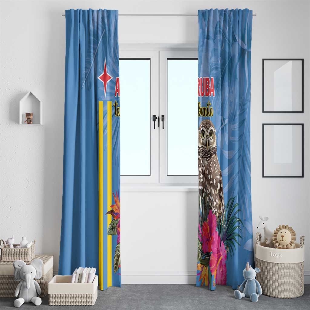 Aruba ta Bonita Window Curtain Aruba Shoco Tropical Vibe - Wonder Print Shop