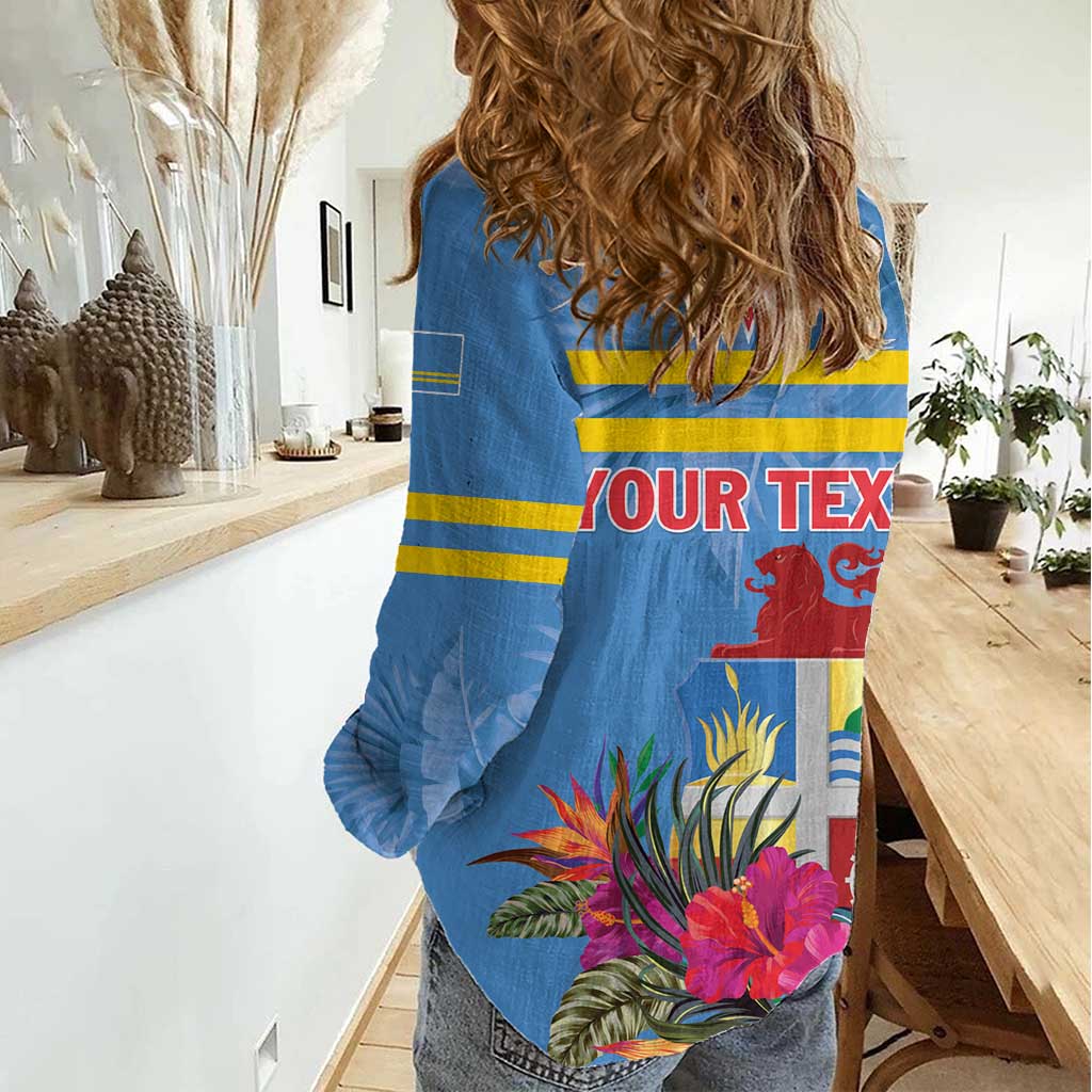 Aruba ta Bonita Women Casual Shirt Aruba Shoco Tropical Vibe - Wonder Print Shop