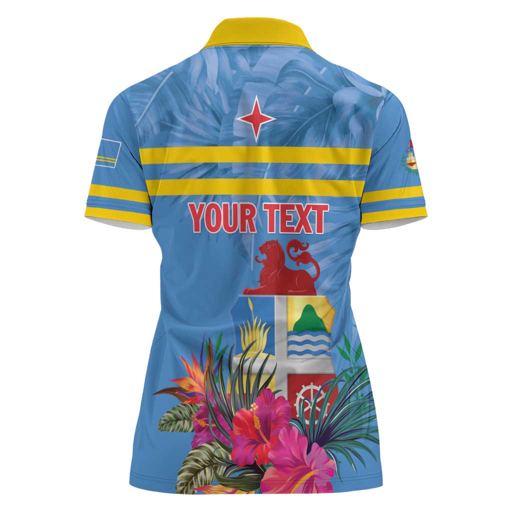 Aruba ta Bonita Women Polo Shirt Aruba Shoco Tropical Vibe - Wonder Print Shop