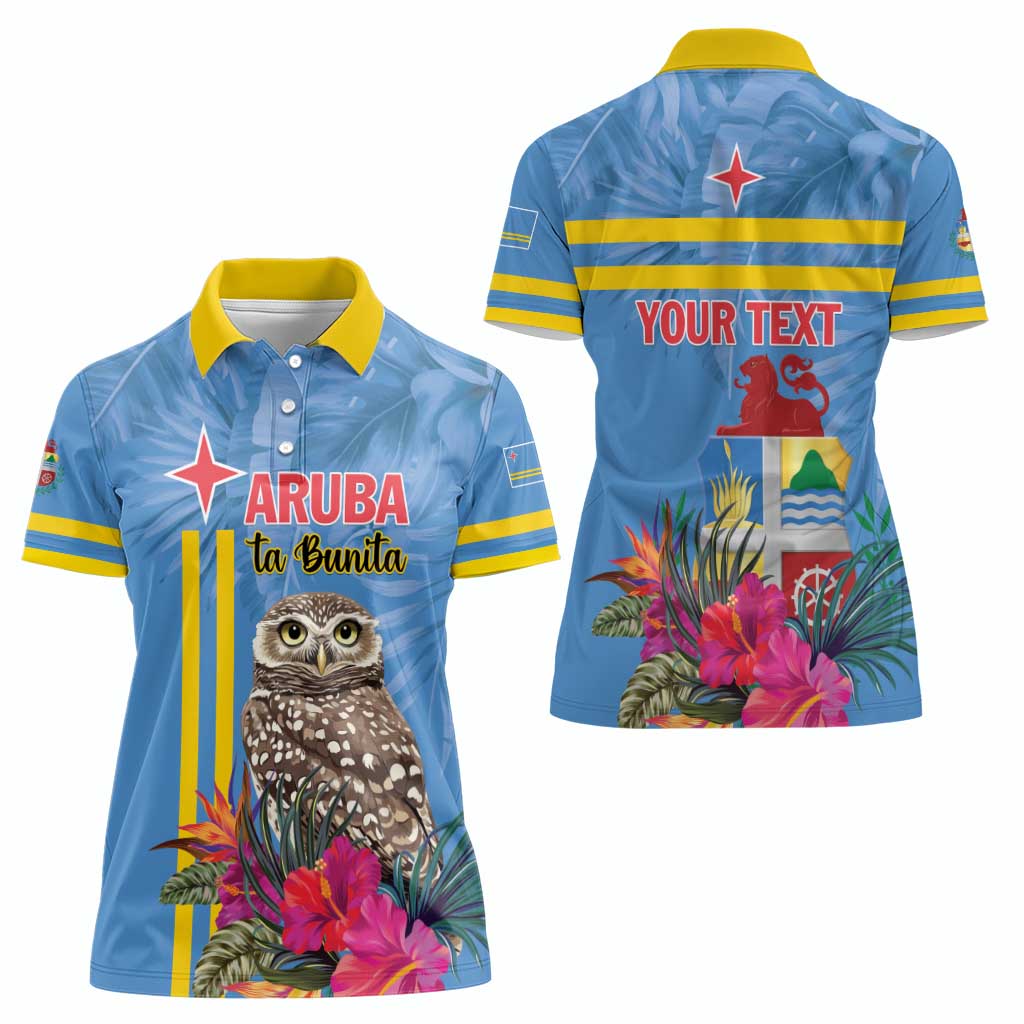 Aruba ta Bonita Women Polo Shirt Aruba Shoco Tropical Vibe - Wonder Print Shop