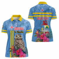 Aruba ta Bonita Women Polo Shirt Aruba Shoco Tropical Vibe - Wonder Print Shop