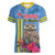 Aruba ta Bonita Women V-Neck T-Shirt Aruba Shoco Tropical Vibe - Wonder Print Shop