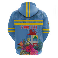 Aruba ta Bonita Zip Hoodie Aruba Shoco Tropical Vibe - Wonder Print Shop