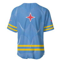 Feliz Dia di Betico Baseball Jersey Aruba Flag Style - Wonder Print Shop