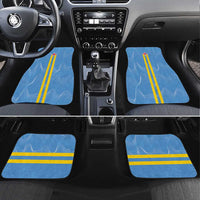 Feliz Dia di Betico Car Mats Aruba Flag Style - Wonder Print Shop