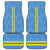 Feliz Dia di Betico Car Mats Aruba Flag Style - Wonder Print Shop