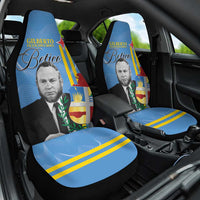 Feliz Dia di Betico Car Seat Cover Aruba Flag Style - Wonder Print Shop