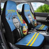 Feliz Dia di Betico Car Seat Cover Aruba Flag Style - Wonder Print Shop