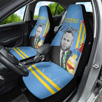 Feliz Dia di Betico Car Seat Cover Aruba Flag Style - Wonder Print Shop