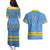 Feliz Dia di Betico Couples Matching Puletasi and Hawaiian Shirt Aruba Flag Style - Wonder Print Shop