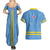 Feliz Dia di Betico Couples Matching Summer Maxi Dress and Hawaiian Shirt Aruba Flag Style - Wonder Print Shop