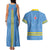 Feliz Dia di Betico Couples Matching Tank Maxi Dress and Hawaiian Shirt Aruba Flag Style - Wonder Print Shop