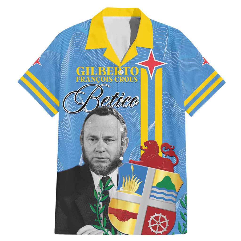 Feliz Dia di Betico Family Matching Mermaid Dress and Hawaiian Shirt Aruba Flag Style - Wonder Print Shop