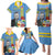 Feliz Dia di Betico Family Matching Puletasi and Hawaiian Shirt Aruba Flag Style - Wonder Print Shop