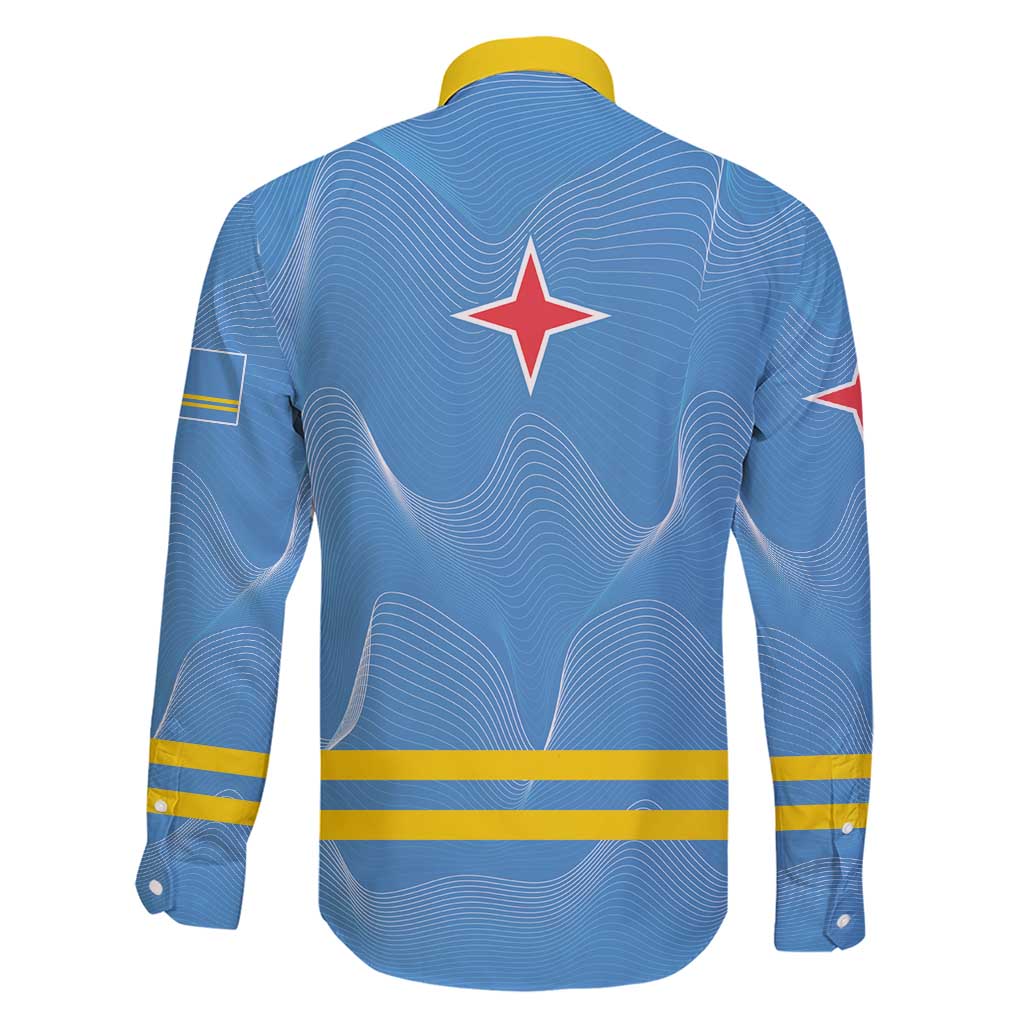 Feliz Dia di Betico Family Matching Short Sleeve Bodycon Dress and Hawaiian Shirt Aruba Flag Style - Wonder Print Shop