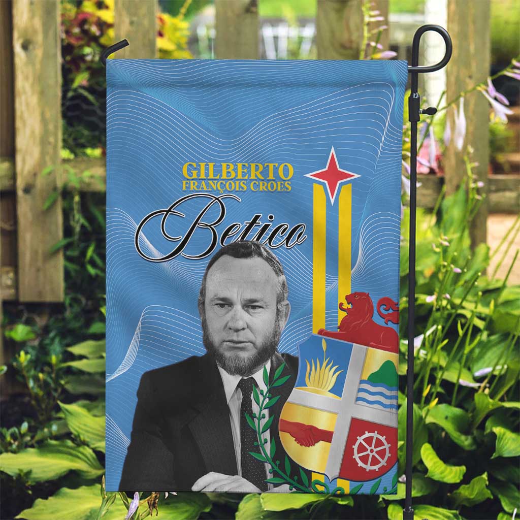 Feliz Dia di Betico Garden Flag Aruba Flag Style - Wonder Print Shop