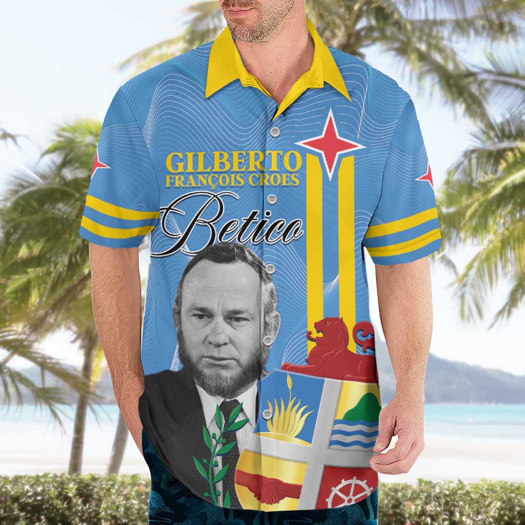 Feliz Dia di Betico Hawaiian Shirt Aruba Flag Style - Wonder Print Shop