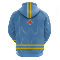 Feliz Dia di Betico Hoodie Aruba Flag Style - Wonder Print Shop
