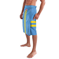 Feliz Dia di Betico Lavalava Aruba Flag Style - Wonder Print Shop