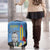 Feliz Dia di Betico Luggage Cover Aruba Flag Style - Wonder Print Shop