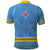 Feliz Dia di Betico Polo Shirt Aruba Flag Style - Wonder Print Shop