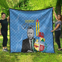 Feliz Dia di Betico Quilt Aruba Flag Style - Wonder Print Shop