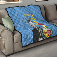 Feliz Dia di Betico Quilt Aruba Flag Style - Wonder Print Shop